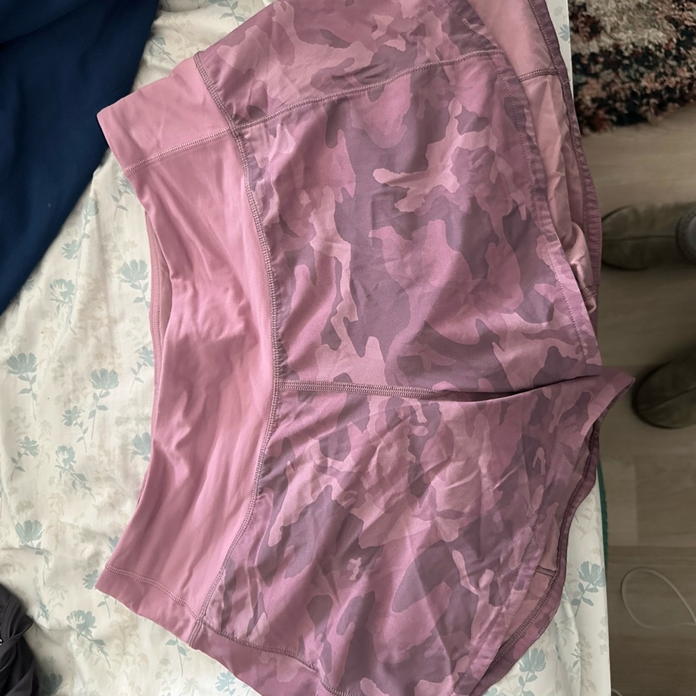 Lululemon purple/pink Camouflage Athletic Shorts
